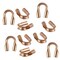 JewelrySupply Wire Protector 4.5x3.5mm Rose Gold Filled (Package of 10)